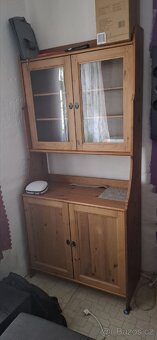 Dřevěný příborník ikea leksvik Antik - 2