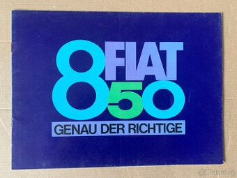 Starý orig. prospekt Fiat 850 - 2