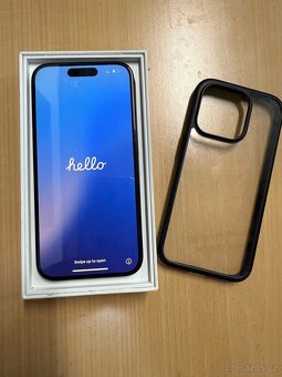 Prodám iPhone 15 PRO - Blue Titanium, 256GB - 2