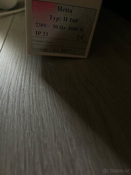 Sálavý přímotop 1600 W,1500 W - 2
