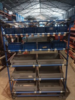 Spádové regály do garáže na cokoli - 2