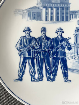 Míšeň Meissen Agitační socialistický talíř 26 cm - 2