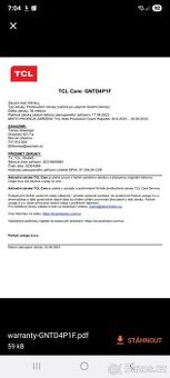 85" TCL 85C845  + 3 roky záruka navíc - 2