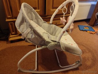 Baby Mix Multifunkční houpací lehátko pro miminko - Hvězdičk - 2
