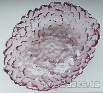 Skleněná miska lila sklo - 2