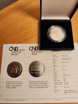 100 Kč stříbrná pamětní mince "Bezpečnostní informační služ - 2