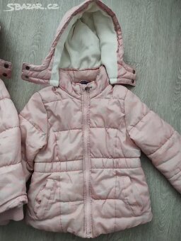 Dívčí zimní bunda (vel. 110 + 116), dvojčata - 2