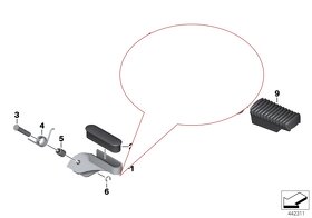 přední stupačky R 1100/1150 GS - 2