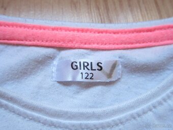 Dívčí tričko s krátkým rukávem vel.122 - 2