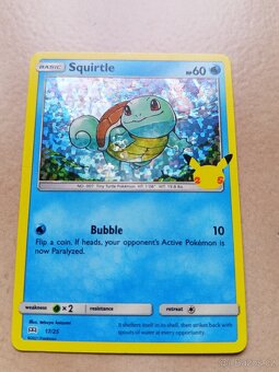 Karta Pokémon Squirtle 2021 n2. - 2