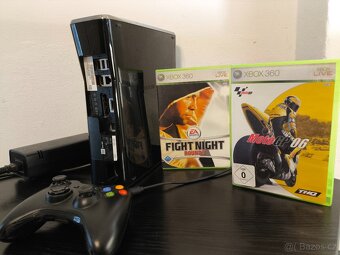 Xbox 360 Slim 1x ovladač 2x hra 250gb hdd - 2