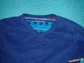 krásná modrá flees mikina vel. 146 - 2