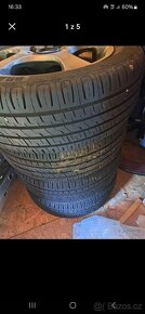 Letní pneu s ALU disky 4x100 185/55 R14 et 35 - 2