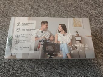 Bezdrát 2x vysílač 1x přijímač SmallRig Forevala, 2x klopak - 2