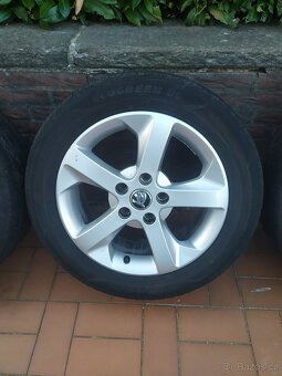 RESERVACE ALU kola 16" orig Škoda Octavia II 5x112 - 2