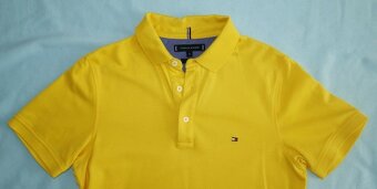 Žluté polo tričko s límečkem, vel. M, zn. Tommy Hilfiger - 2