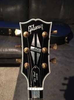 Gibson Les Paul Custom EB GH Ebony Gold Hardware 2006, ebeno - 2