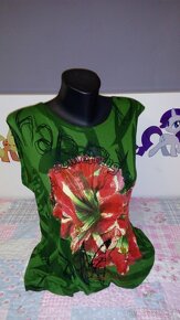 Desigual zelená tunika vel.M - 2