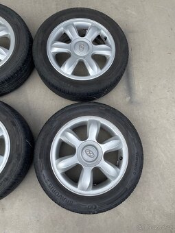Alu kola 4x100 včetně letních pneu 195/55 R15 - 2
