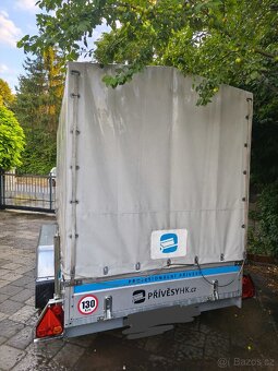 Přívěsný vozík EURO C750 F3-170 – profi kvalita, super stav - 2