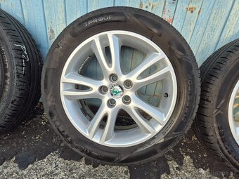 ALU+Pneu Original Škoda R16 5x100 ET 43 6,5J 205/55 DOT 1921 - 2