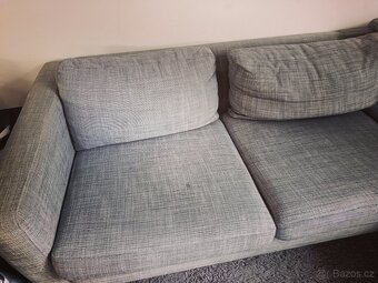 Starší sedačka z IKEA šedá specha - 2