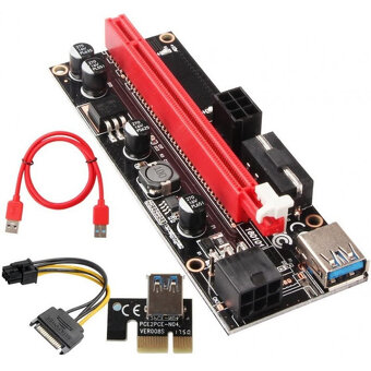pcie, sata, riser, splitter, thermal pad - 2