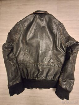 Pánská kožená bunda Pall Mall - pilotka vel. M - 2