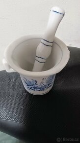 Mini hmoždíř, cibulákový vzor - 2