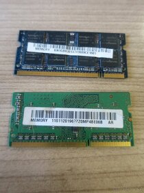 Paměť RAM pro notebook - Nanya 1GB + Micron 2 GB - 2