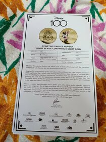 Sběratelské mince Disney 100 niva cena  - 2