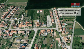 Prodej pozemku k bydlení, 2350 m², Šakvice, ul. Dlouhá - 2