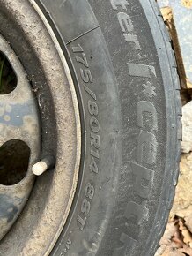 Disky s pneu na dojetí VW Golf 4 5x100 R14 - 2