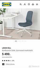 Kancelářska židle IKEA LÅNGFJÄLL - 2