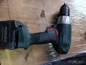 Profi Aku šroubovák Metabo BS18 a 2 baterky - 2
