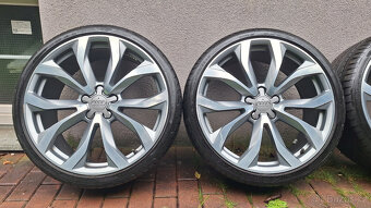 AUDI A6 C7 sada krásných disků R20 8,5Jx20H2 ET45 letní PNEU - 2