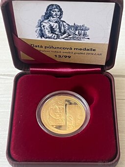 Zlato / zlatá medaile mince Sdružení českých umělců proof - 2
