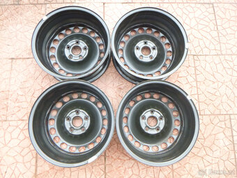 Plechové disky kola sada Škoda VW 5x112 6,5Jx16 ET41 - 2