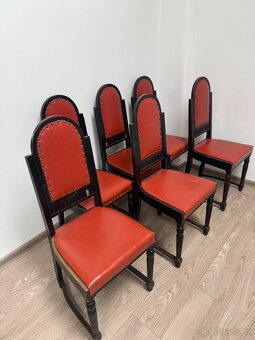 Starožitné židle sada 6 ks - 2