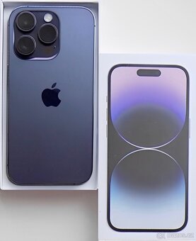 iPhone 14 Pro Max Deep Purple BATERIE 100% TOP - 2
