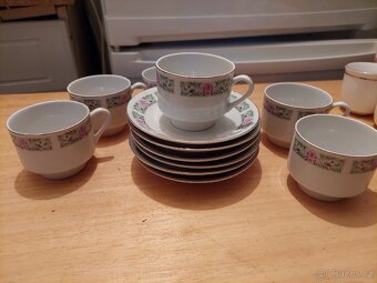 Čínský porcelán Šalky s podšálky - 2