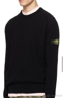 STONE ISLAND svetr – černý, velikost M - 2
