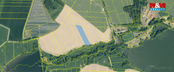 Prodej pole, 7612 m², Myslív - 2