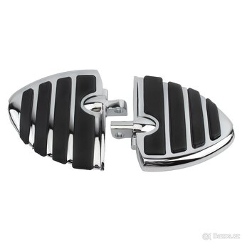 Masívní chrom plotny řidiče spolujezdce chopper,cruiser. - 2