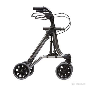 PROFI lehčené ALU chodítko čtyřkolové - 2