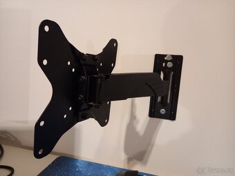 Držák na monitor AlzaErgo M250B Super Slim kloubový 23-42" - 2