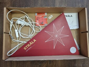 Vánoční hvězda IKEA STRALA, včetně LED žárovky - 2
