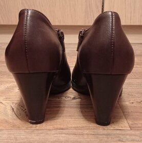 Hnědé vyšší lodičky Hogl vel. 4 (37) - 2