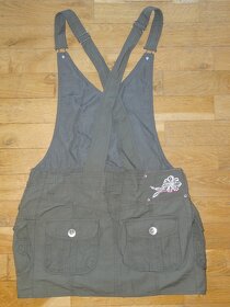 khaki sukně s laclem vel. M - 2