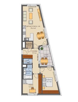 Prodej bytu 3+kk - 2